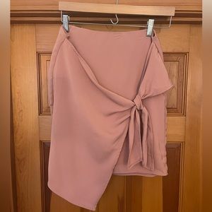 Banana Republic pink wrap skirt